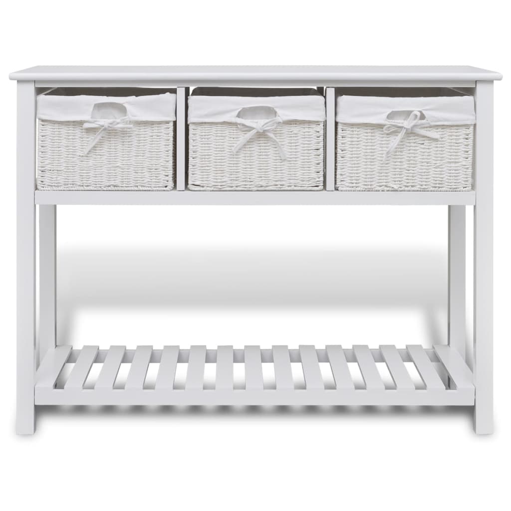 White storage buffet