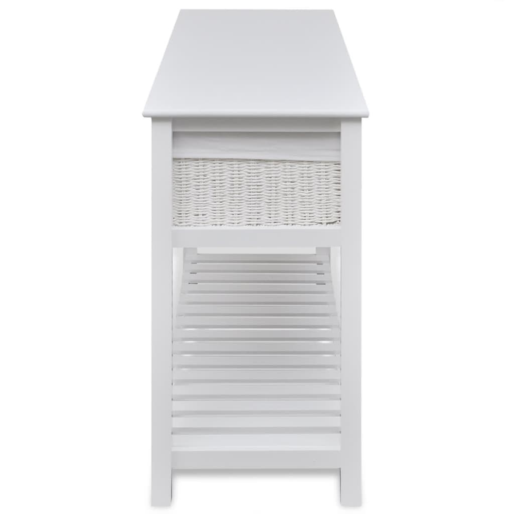 White storage buffet