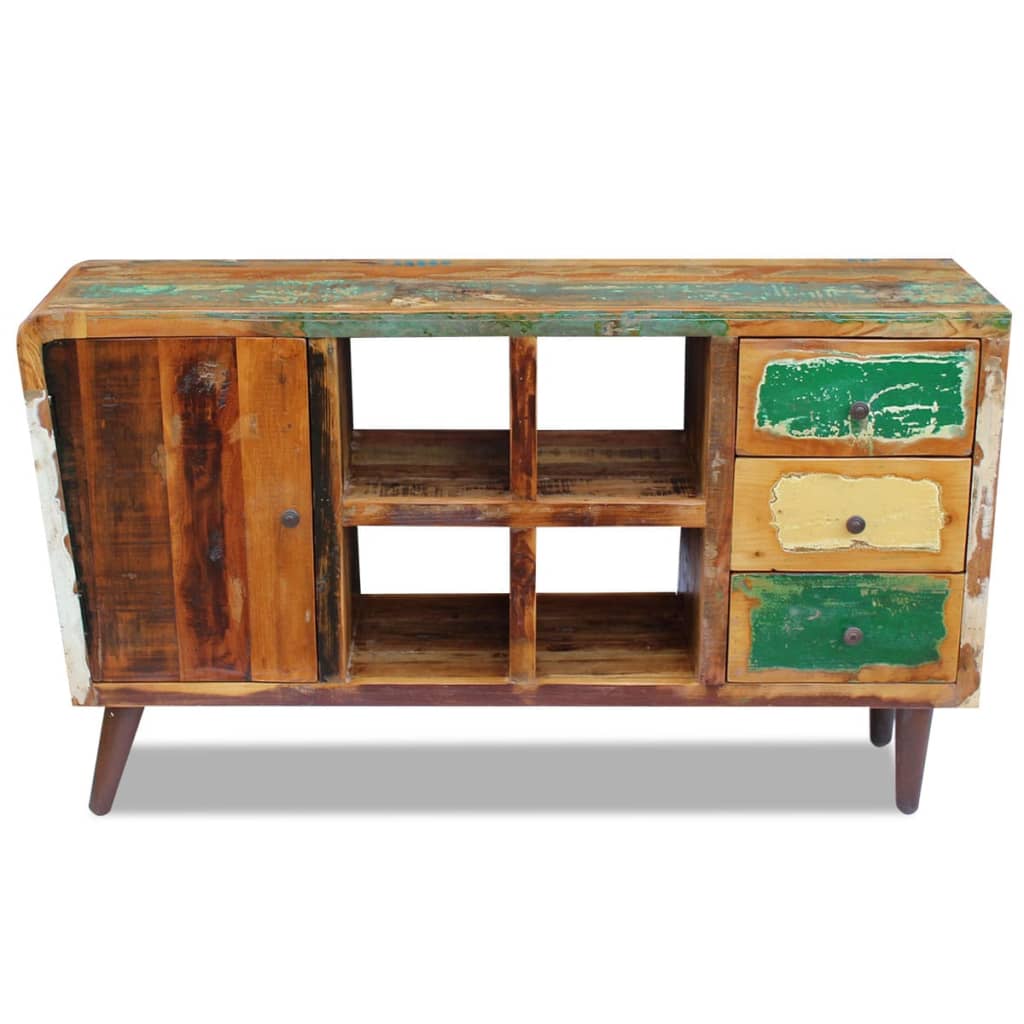 Solid recovery wood buffet 150 x 40 x 86 cm