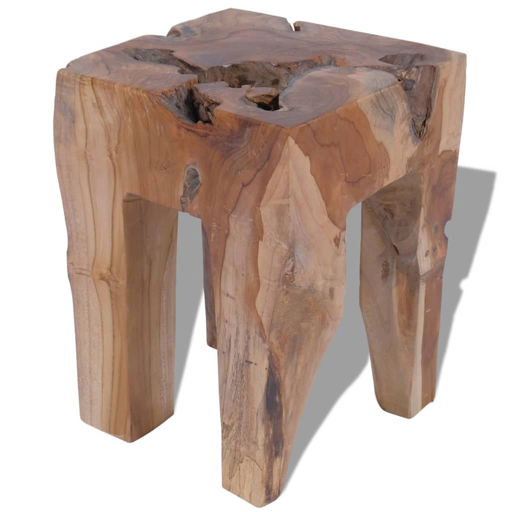 Solid teak wood stool
