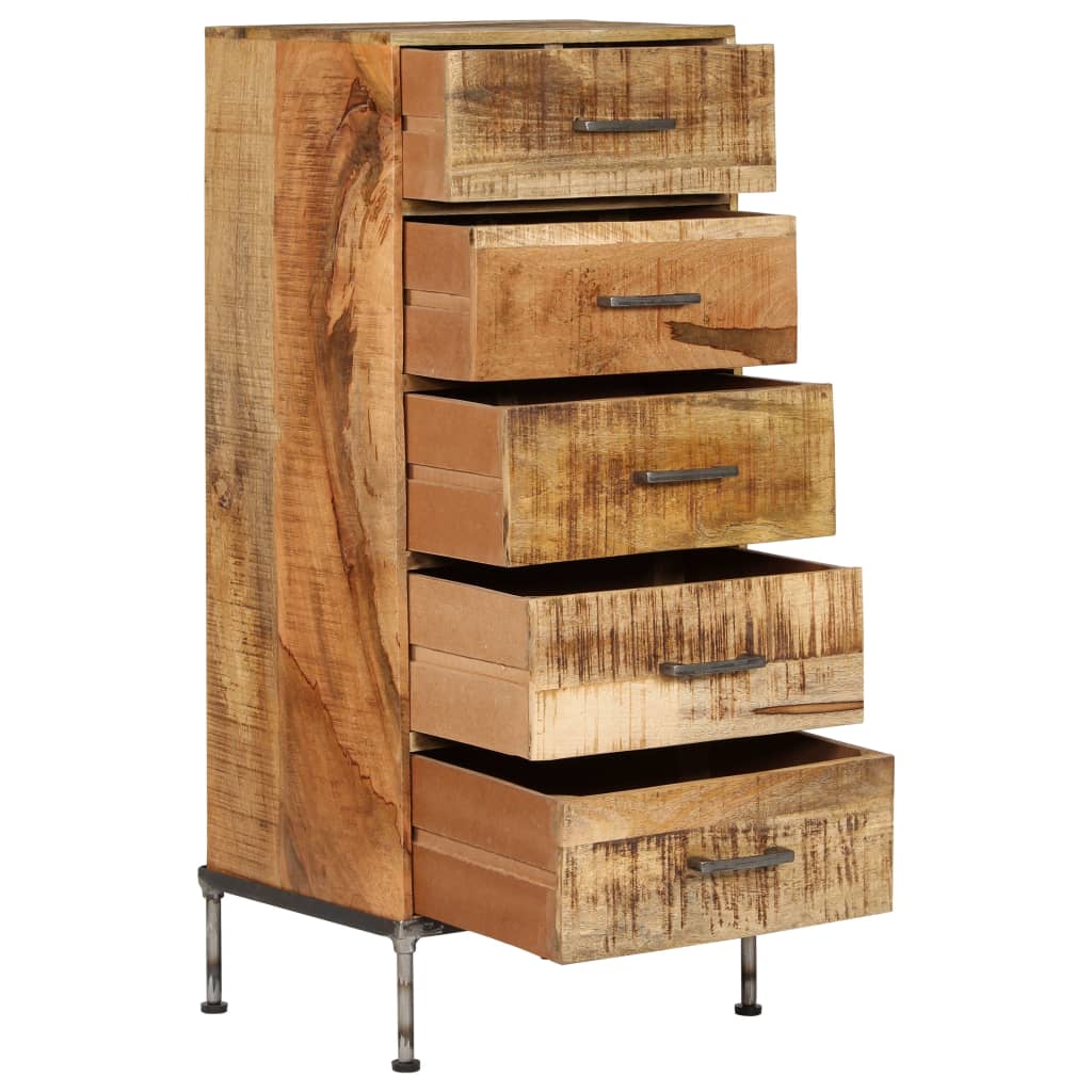 Drawer box 45 x 35 x 106 cm Massive mango wood