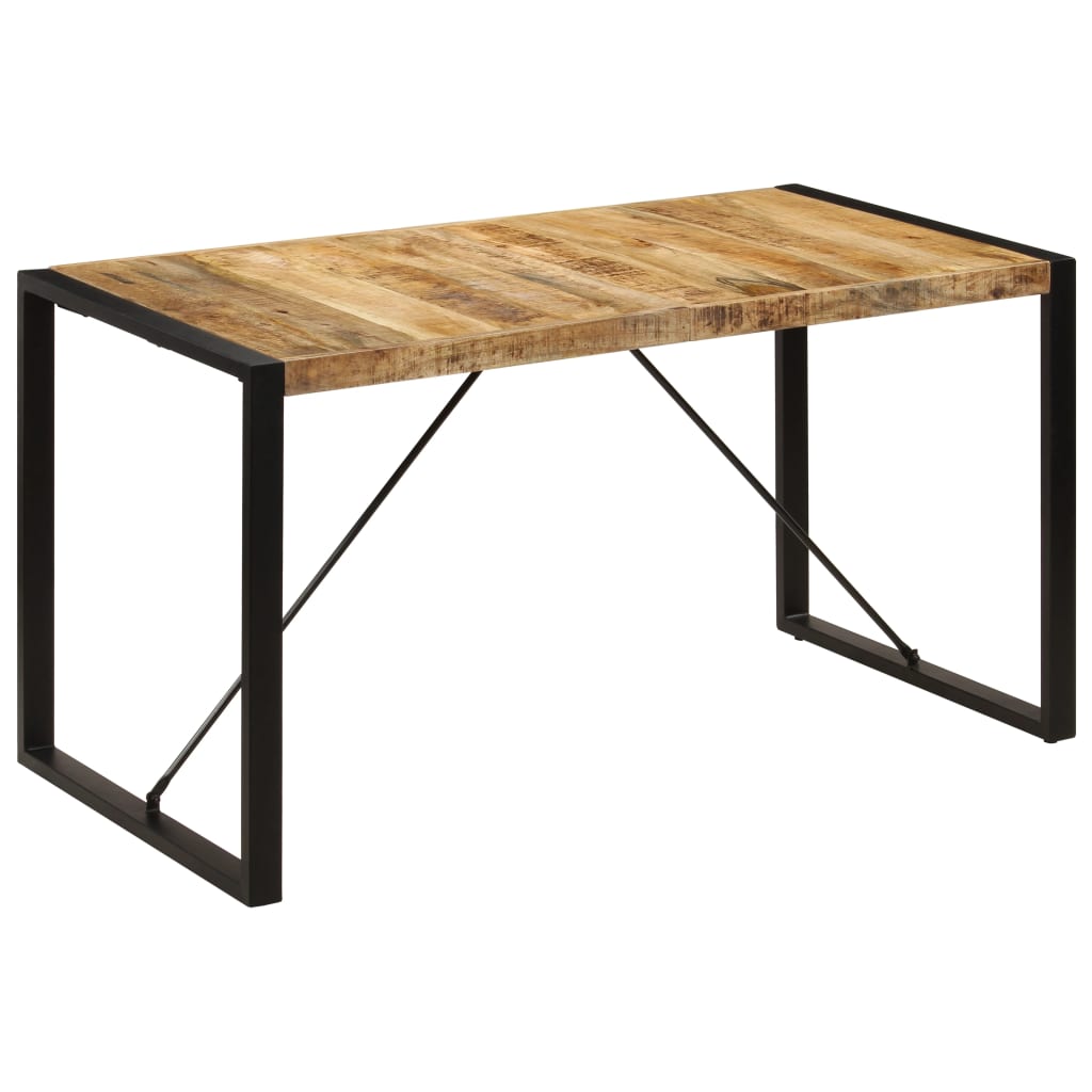 Dining table 140x70x75 cm Massive mango wood