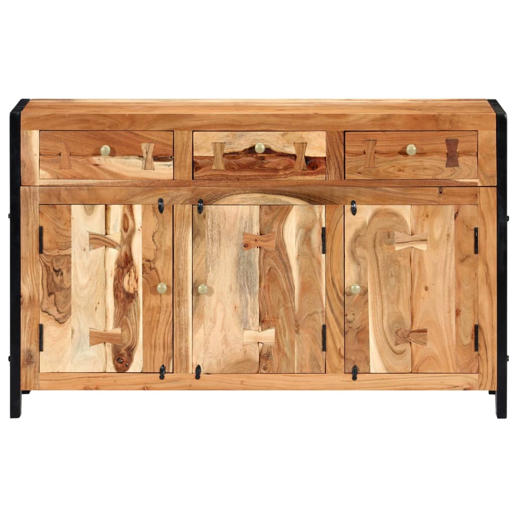 Credenza 120x35x75 cm Legno massello di acacia