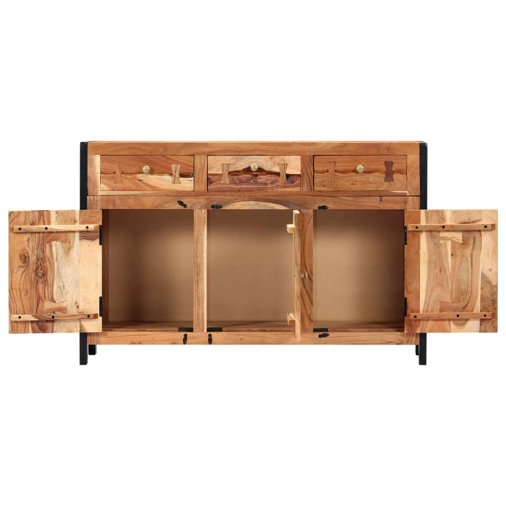 Credenza 120x35x75 cm Legno massello di acacia