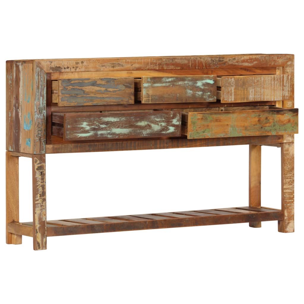 Buffet 120x30x75 cm Bois de récupération solide