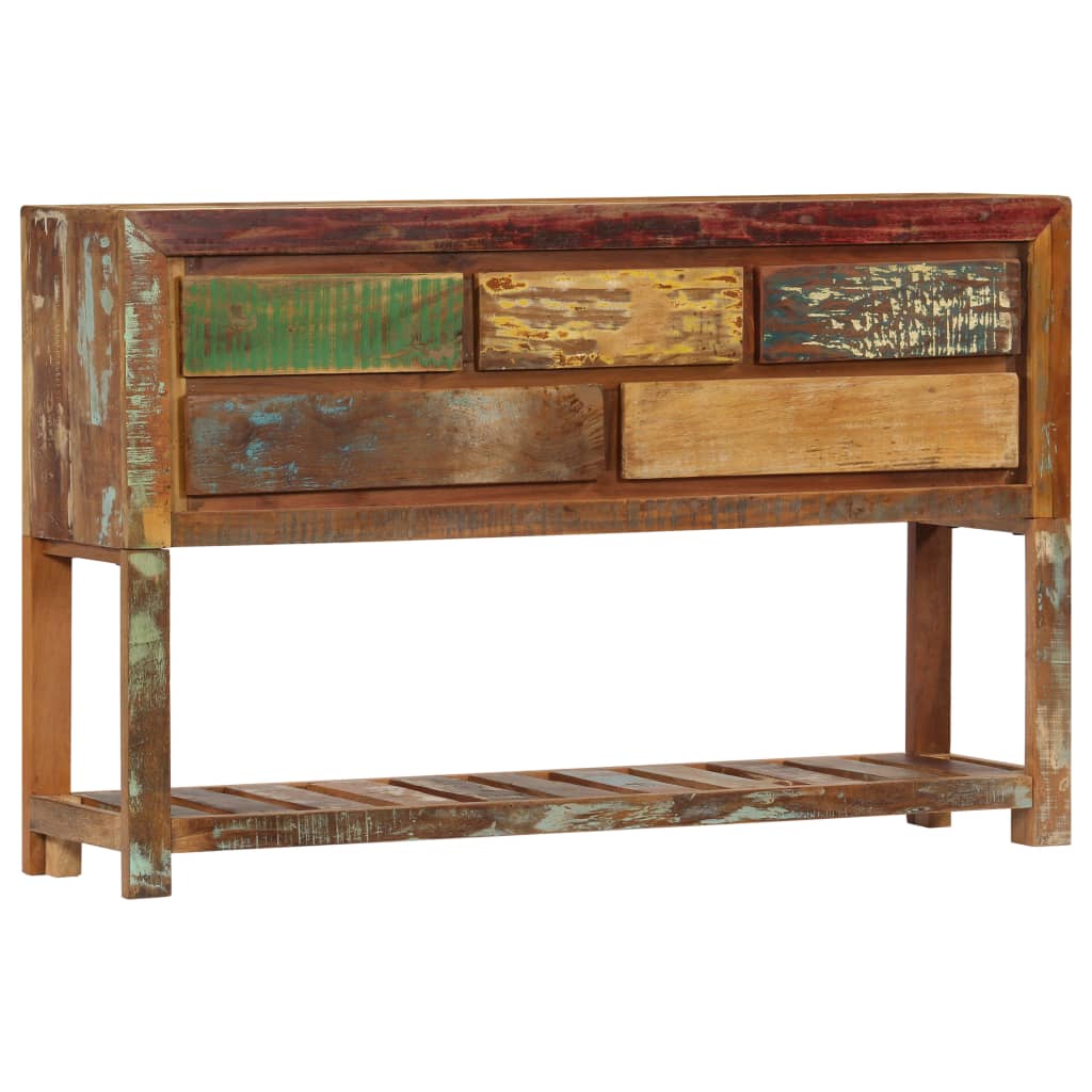 Buffet 120x30x75 cm Bois de récupération solide