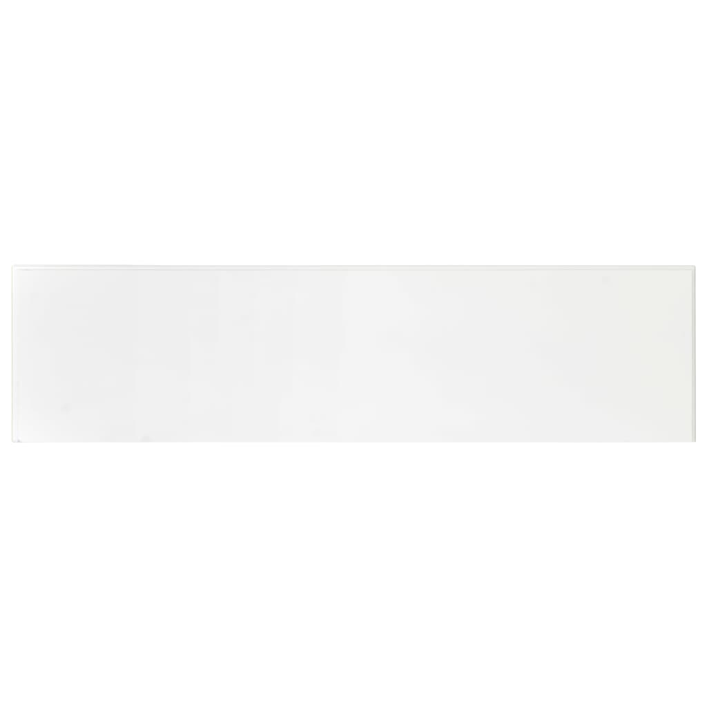 Weiße Konsolentabelle 120x30x76 cm MDF