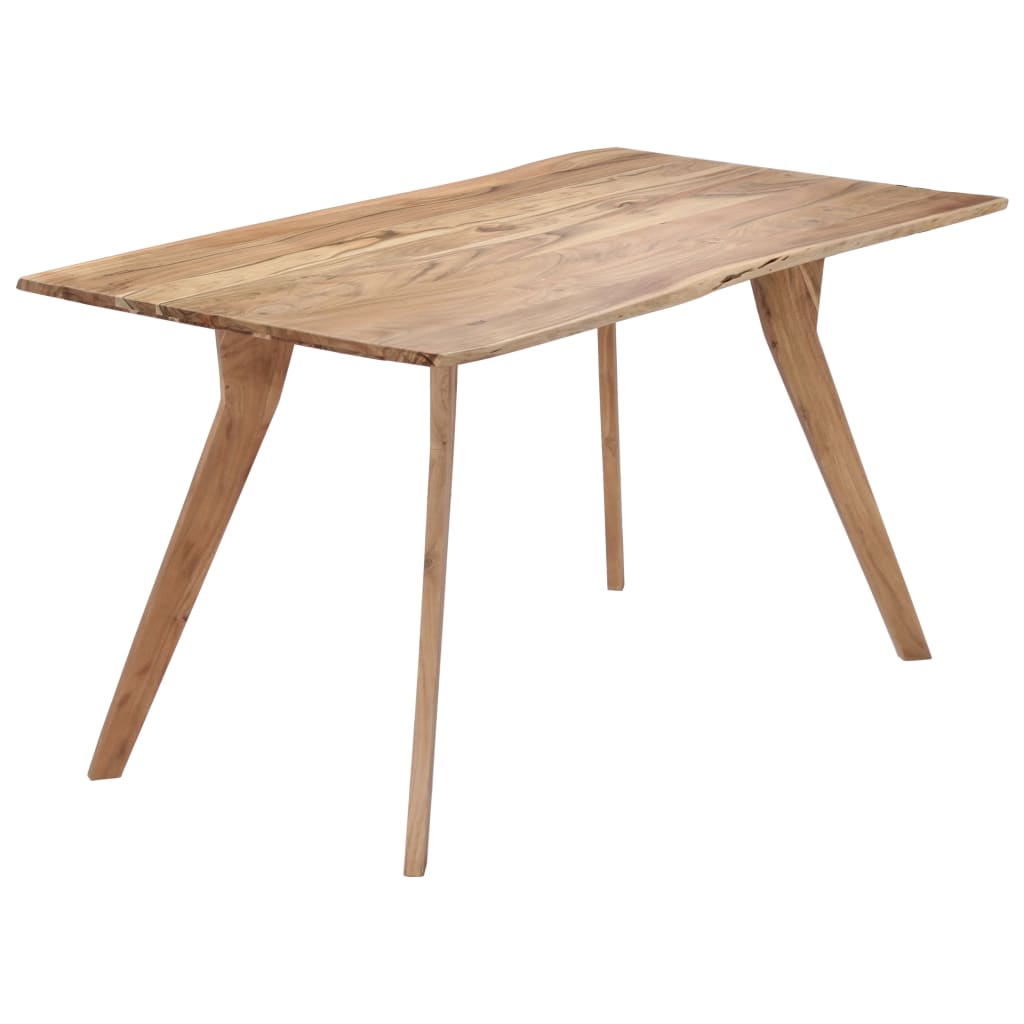Dining table 140x80x76 cm Massive acacia wood