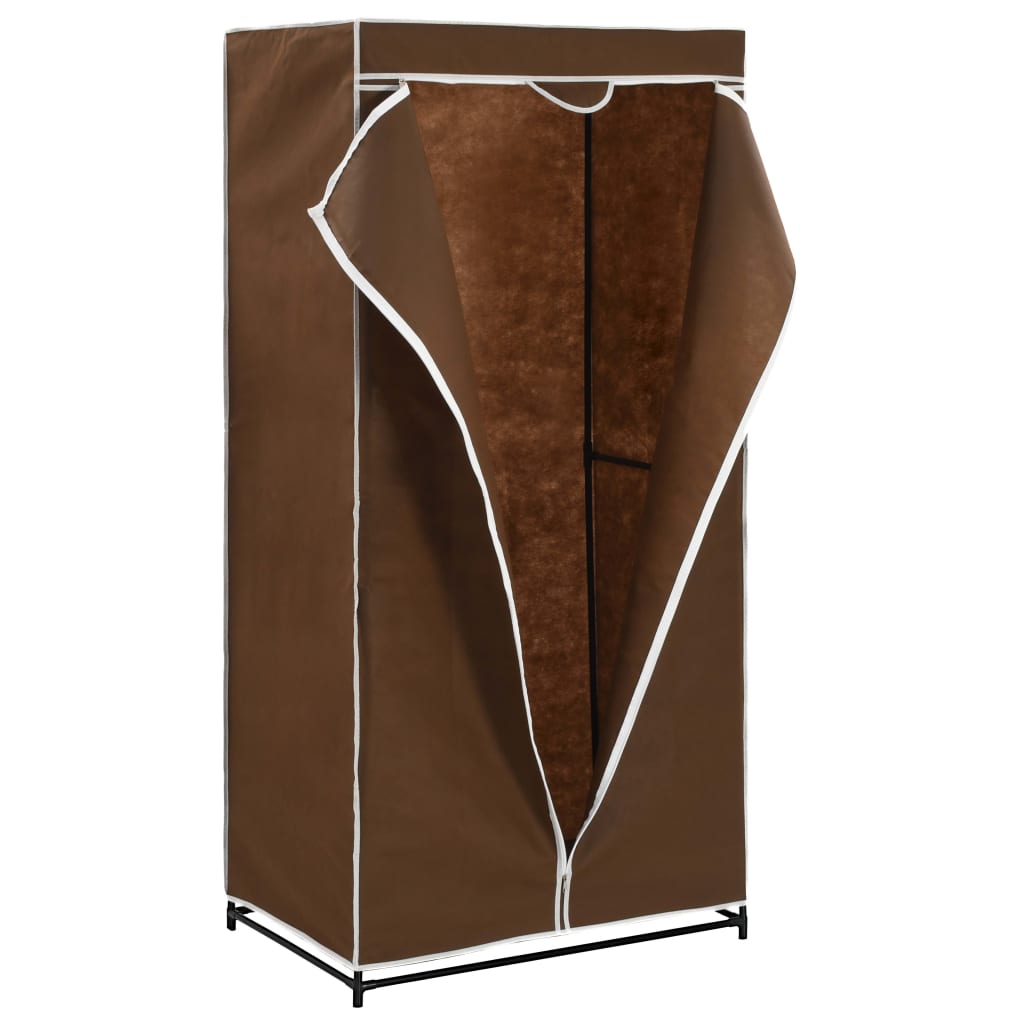 Brown wardrobe 75x50x160 cm