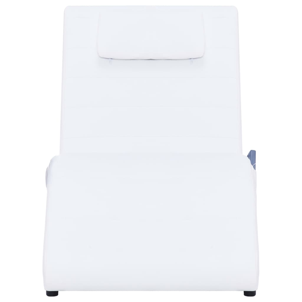 Massage Lounge Stuhl mit weißem Kissen
