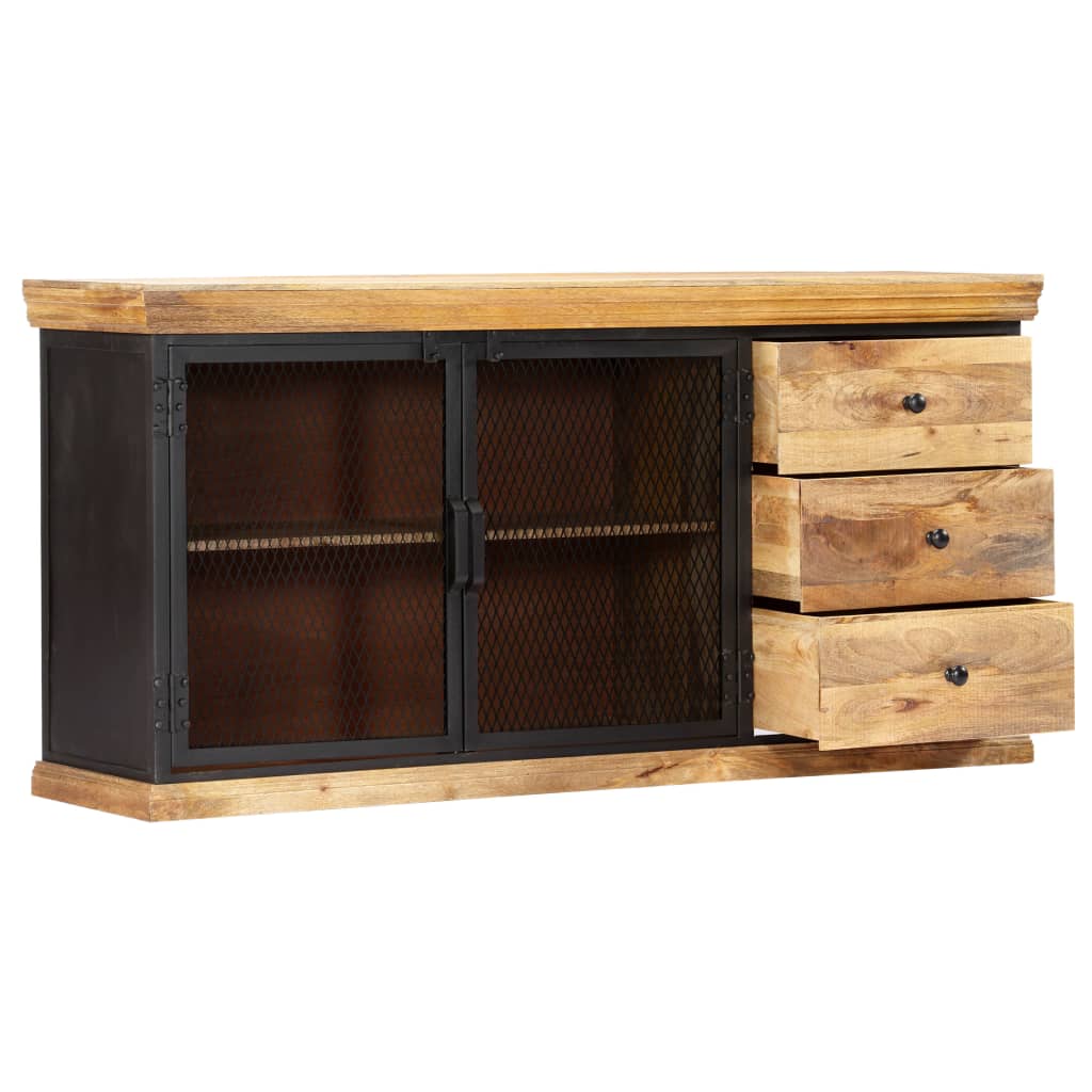 Buffet 150x40x75 cm Bois de manguier solide