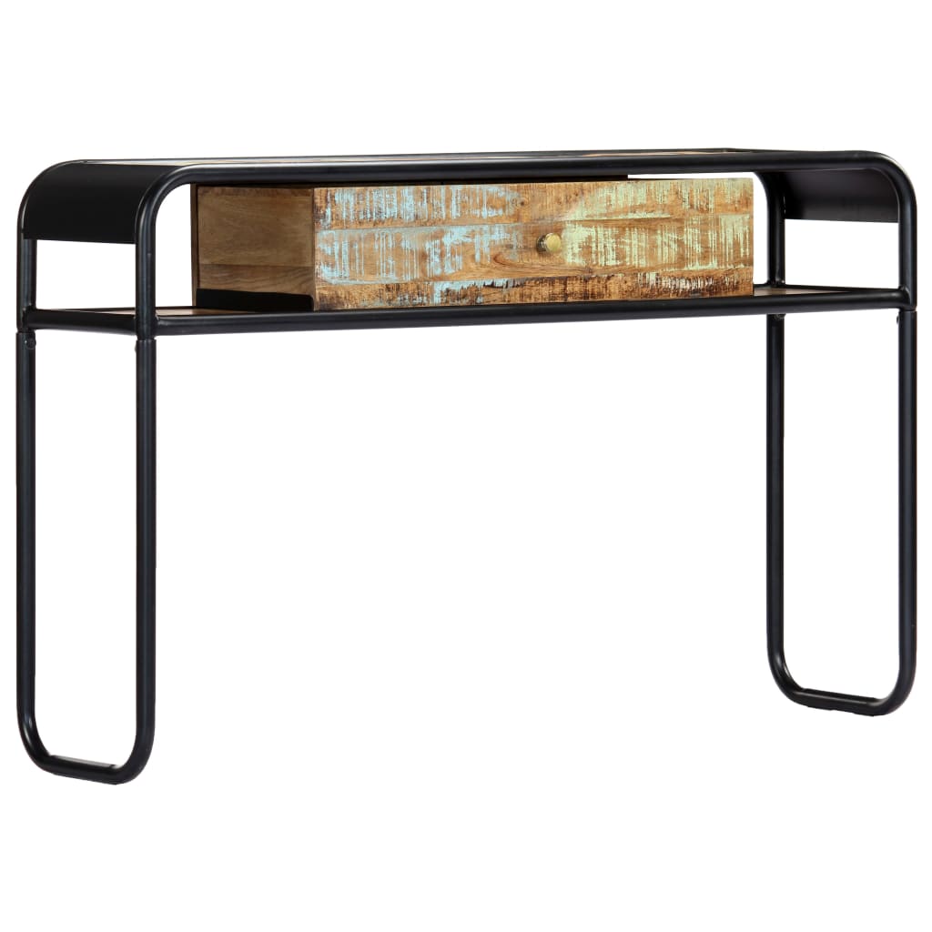 Console table 118 x 30 x 75 cm solid recovery wood