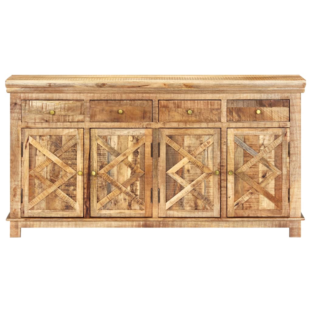 Credenza con 4 cassetti 160 x 40 x 85 cm Legno massello di mango