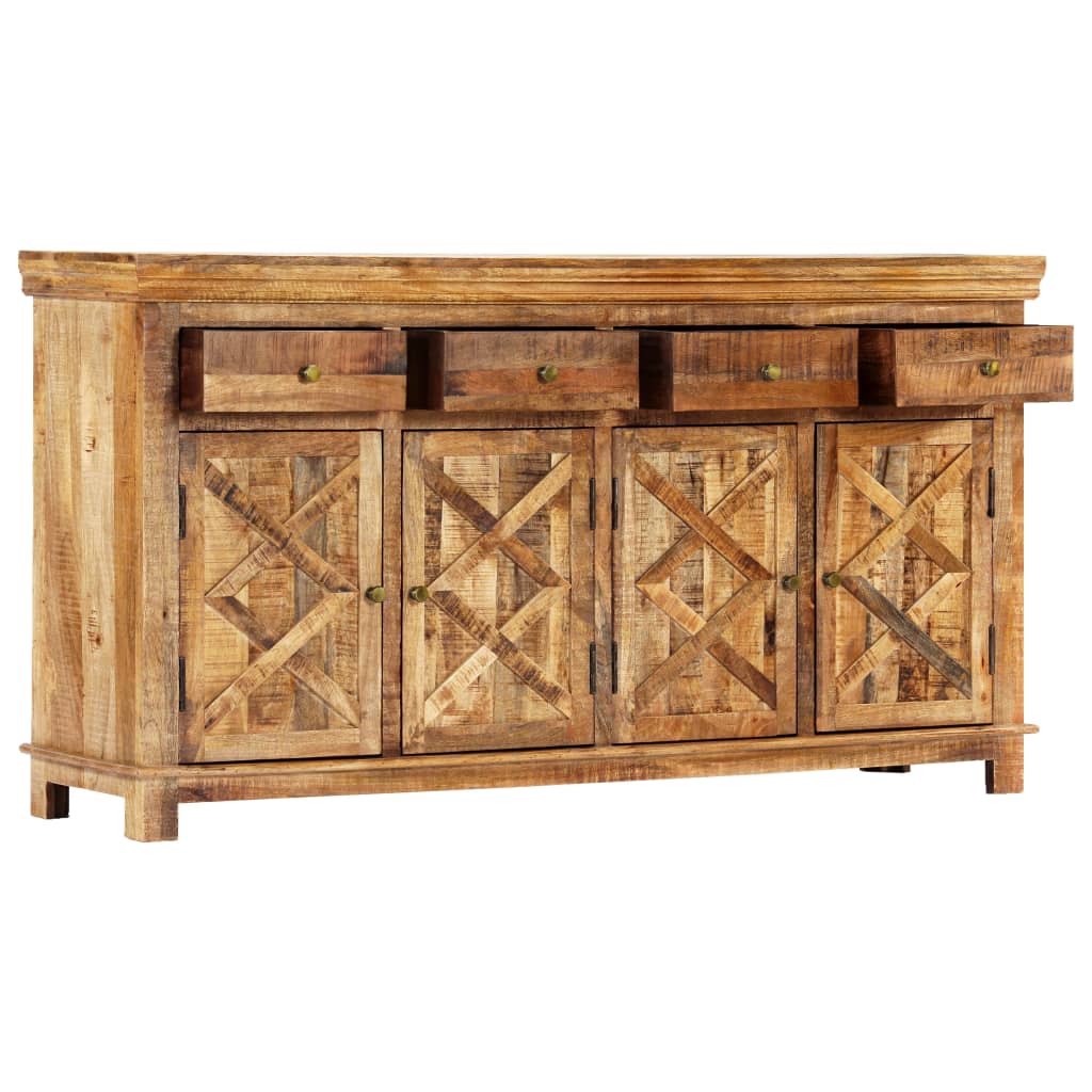 Credenza con 4 cassetti 160 x 40 x 85 cm Legno massello di mango