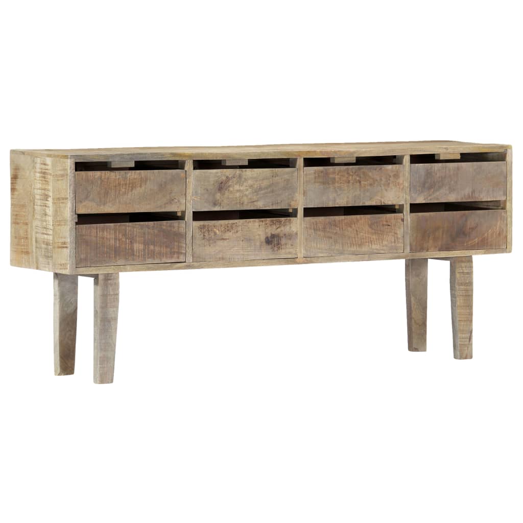 Buffet 140 x 30 x 60 cm Bois de manguier massif