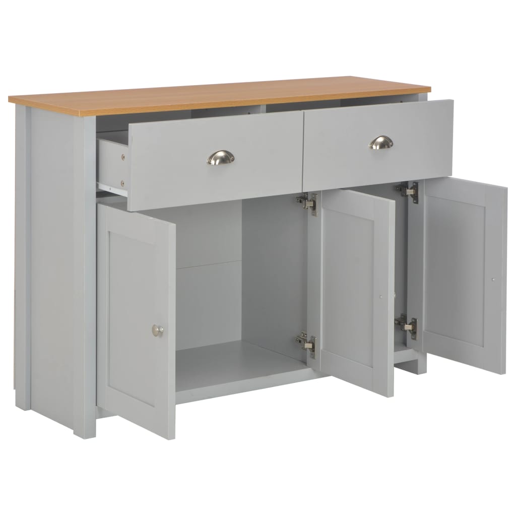 Gray buffet 112x35x81 cm