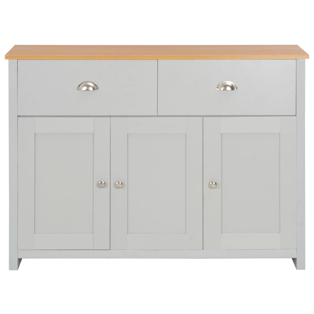 Buffet grigio 112x35x81 cm