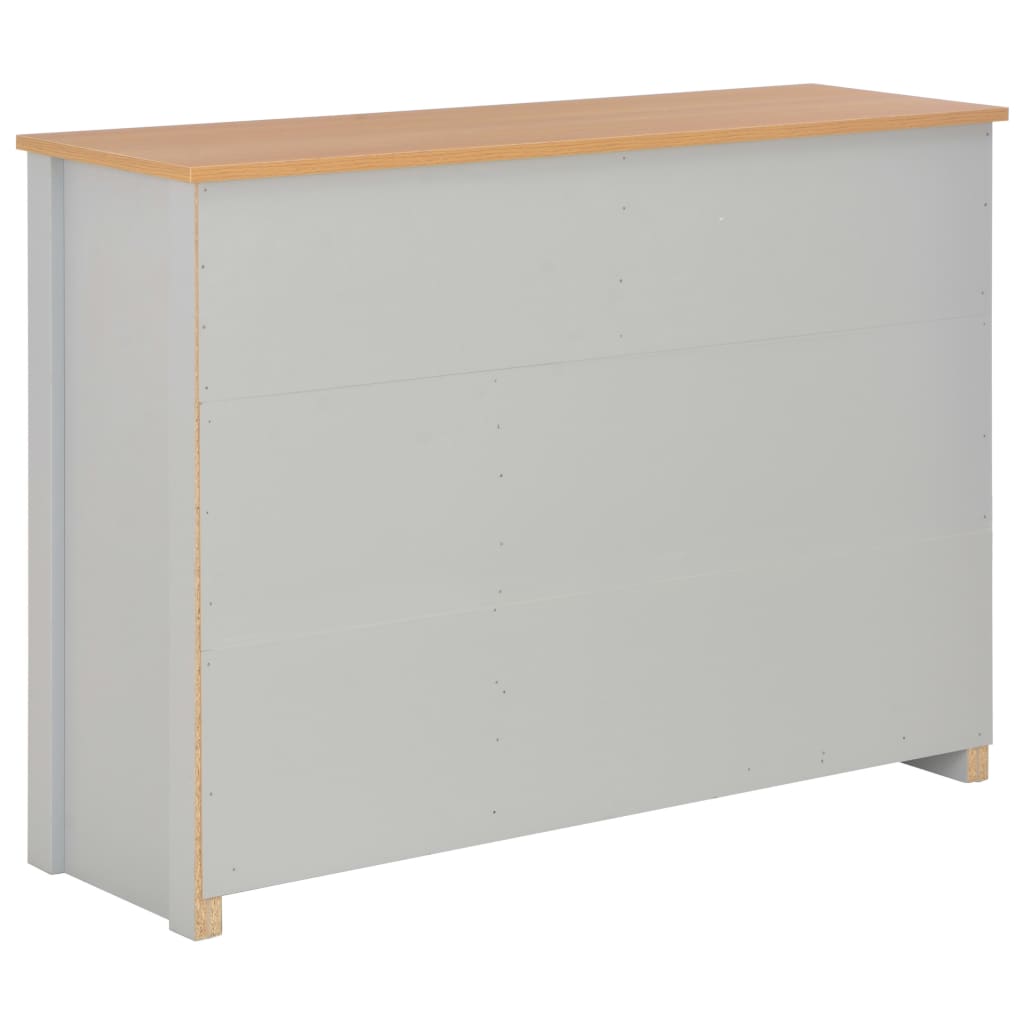 Graues Buffet 112x35x81 cm