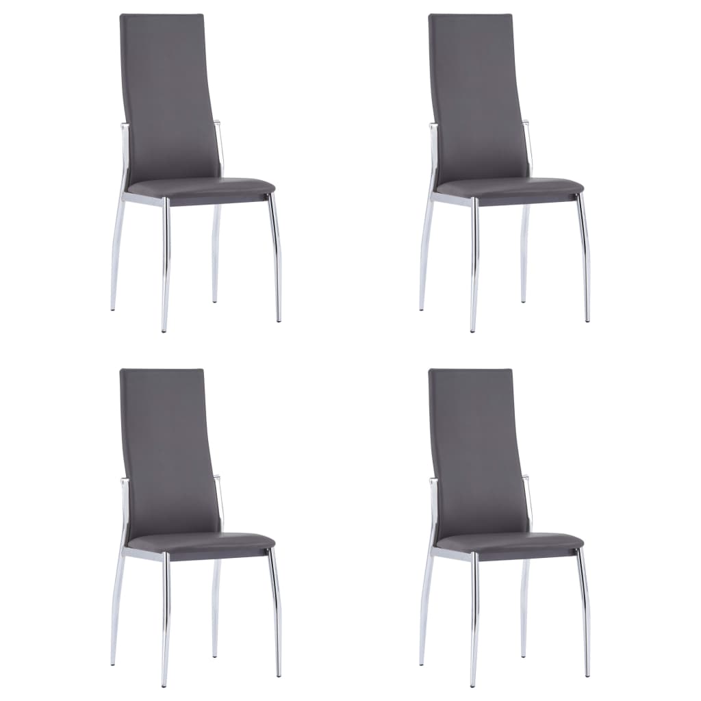 Dining chairs Lot of 4 Gray Similar