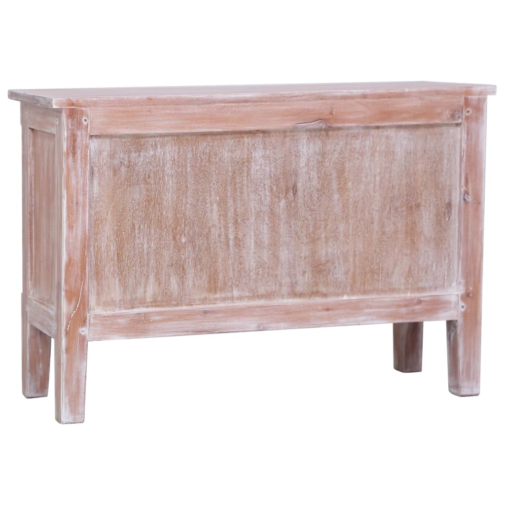 Buffet avec 2 tiroirs 90x30x60 cm Bois d'acajou massif