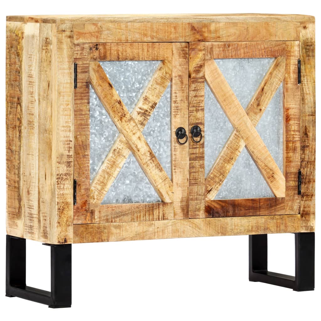 Buffet 80 x 30 x 76 cm Bois de manguier massif