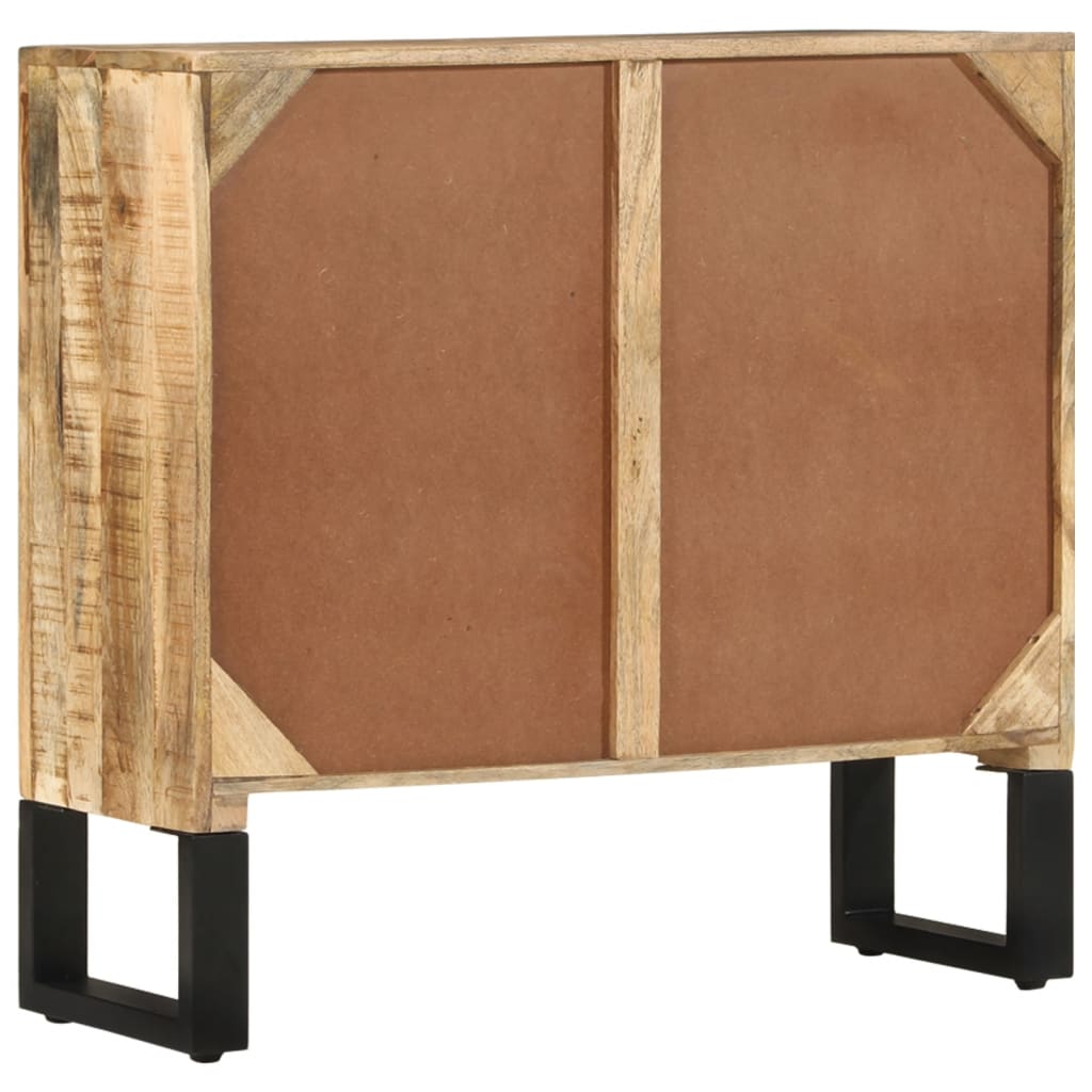 Credenza 80 x 30 x 76 cm Legno massello di mango