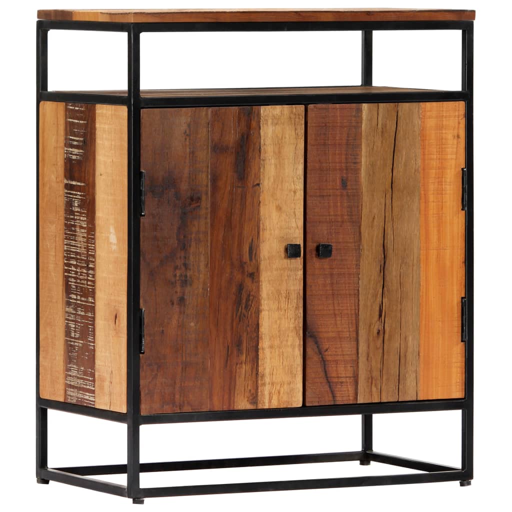 Lateral cabinet 60x35x76 cm Wood Solid recovery and steel