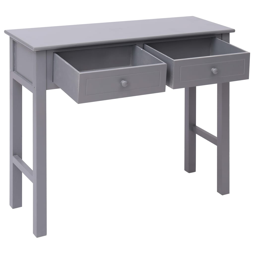 Table console Gris 90 x 30 x 77 cm Bois
