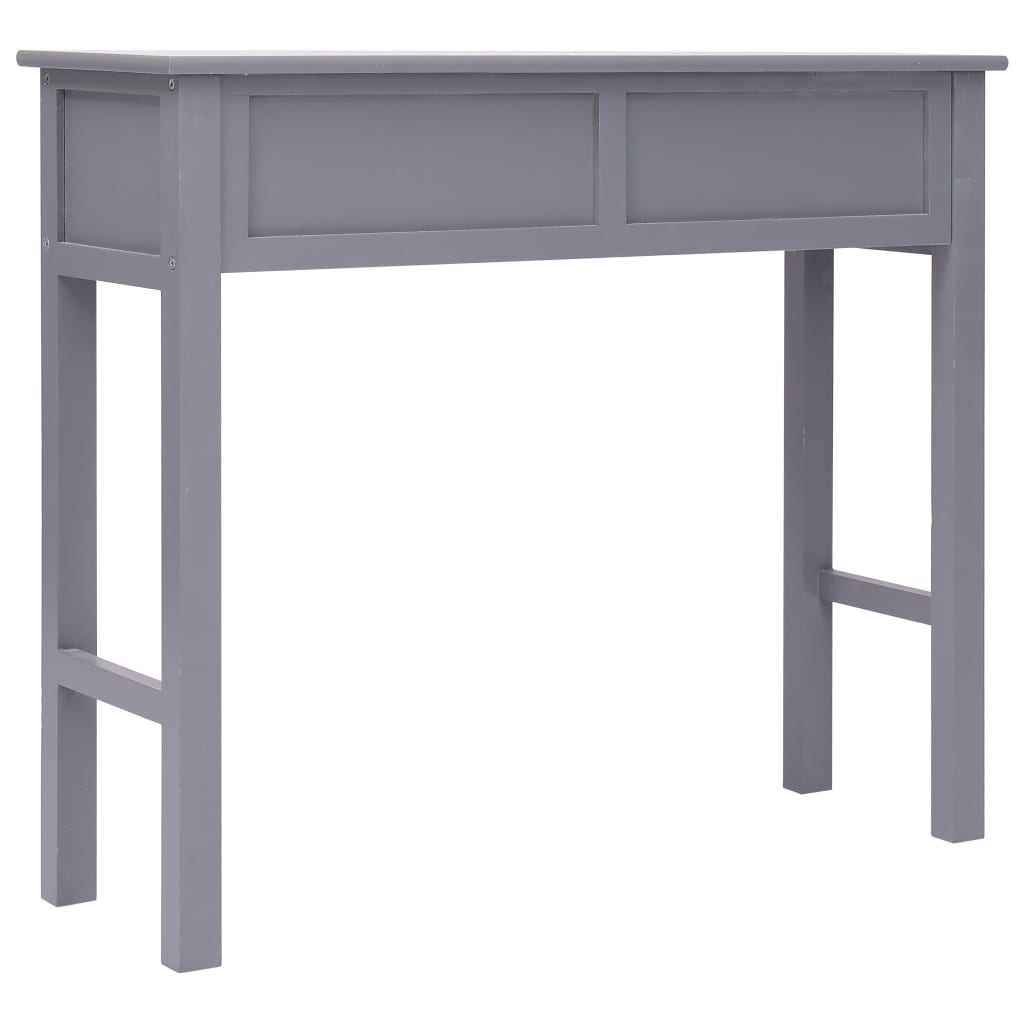 Table console Gris 90 x 30 x 77 cm Bois
