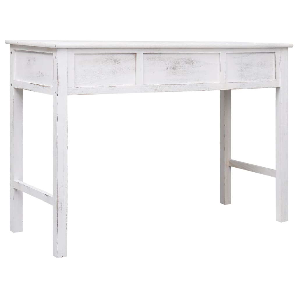 Ancient white console table 110 x 45 x 76 cm wood