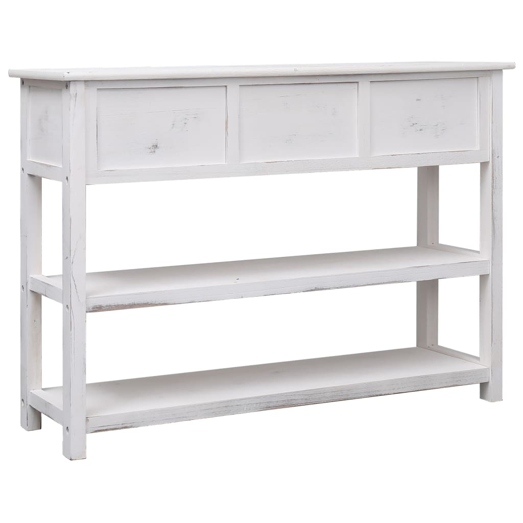 Antico buffet bianco 115x30x76 cm legno