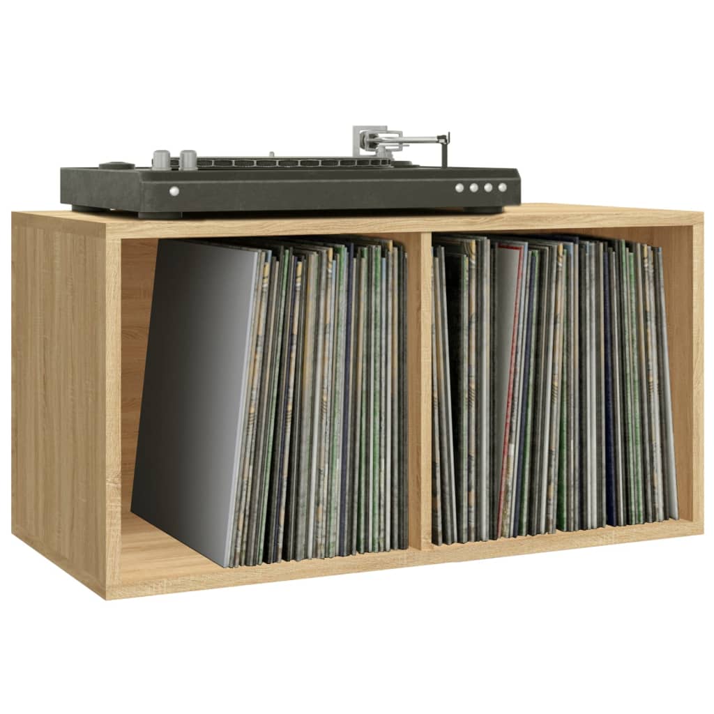 Sonoma oak vinyl storage box 71x34x36 cm