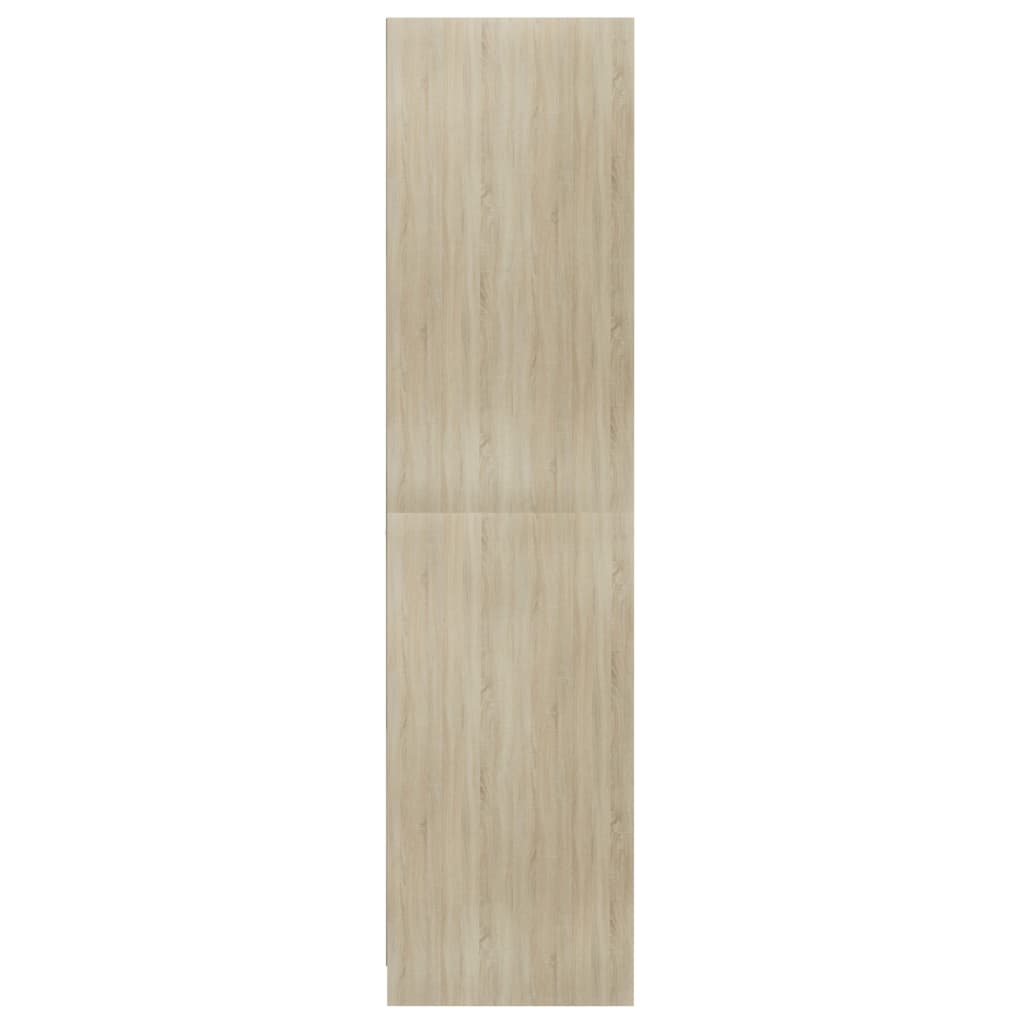 Sonoma oak wardrobe 100 x 50 x 200 cm agglomerated