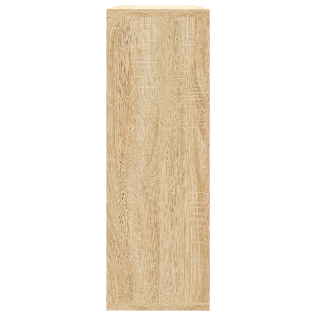 Sonoma oak wall shelves 104x20x58.5 cm agglomerated