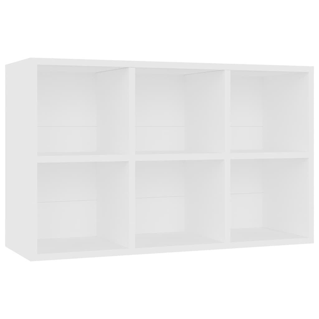 Biblioteca/buffet bianco 66x30x98 cm ingegneria