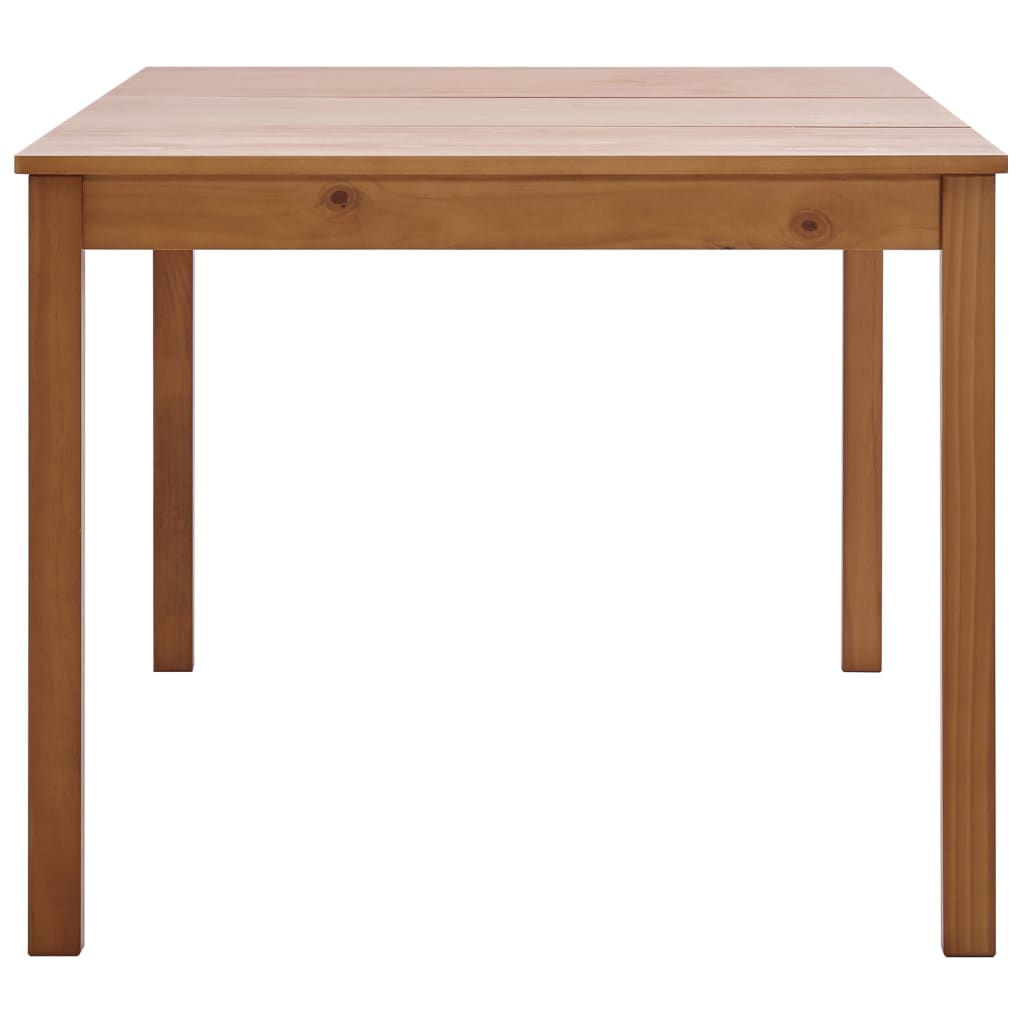 Honey brown dining table 180 x 90 x 73 cm pine