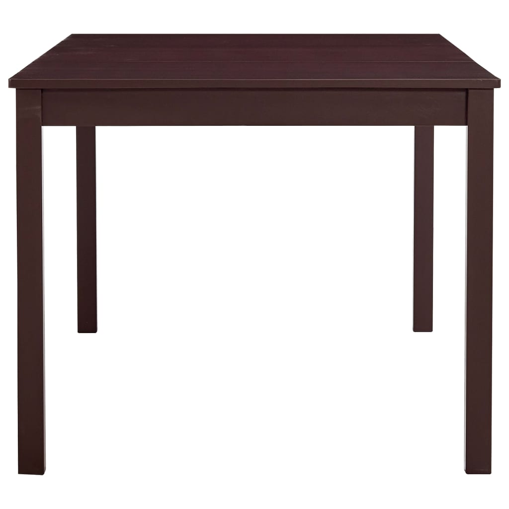 Dark brown dining table 180 x 90 x 73 cm PIN