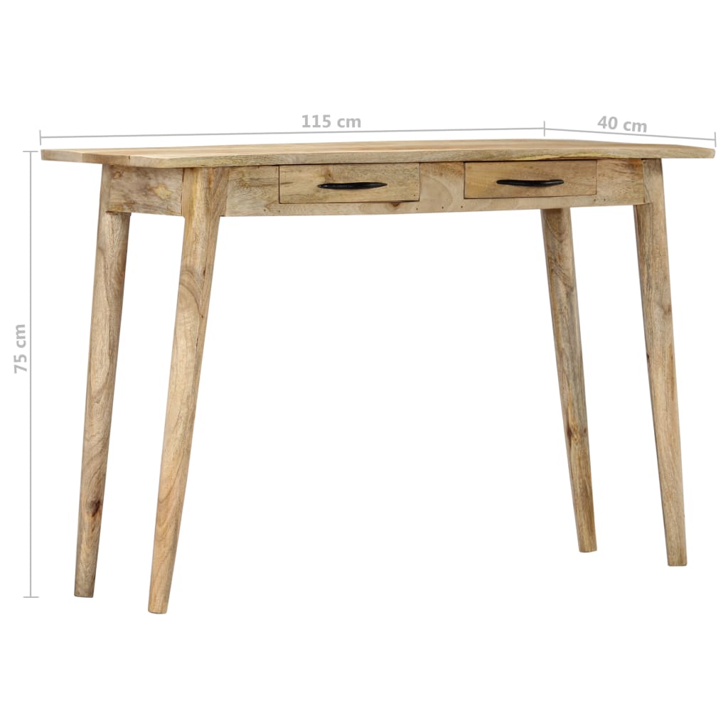 Konsole Tabelle 115x40x75 cm massive Mangoholz