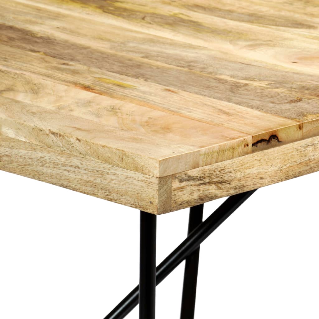 Tavolo da pranzo 180x90x76 cm enorme legno di mango