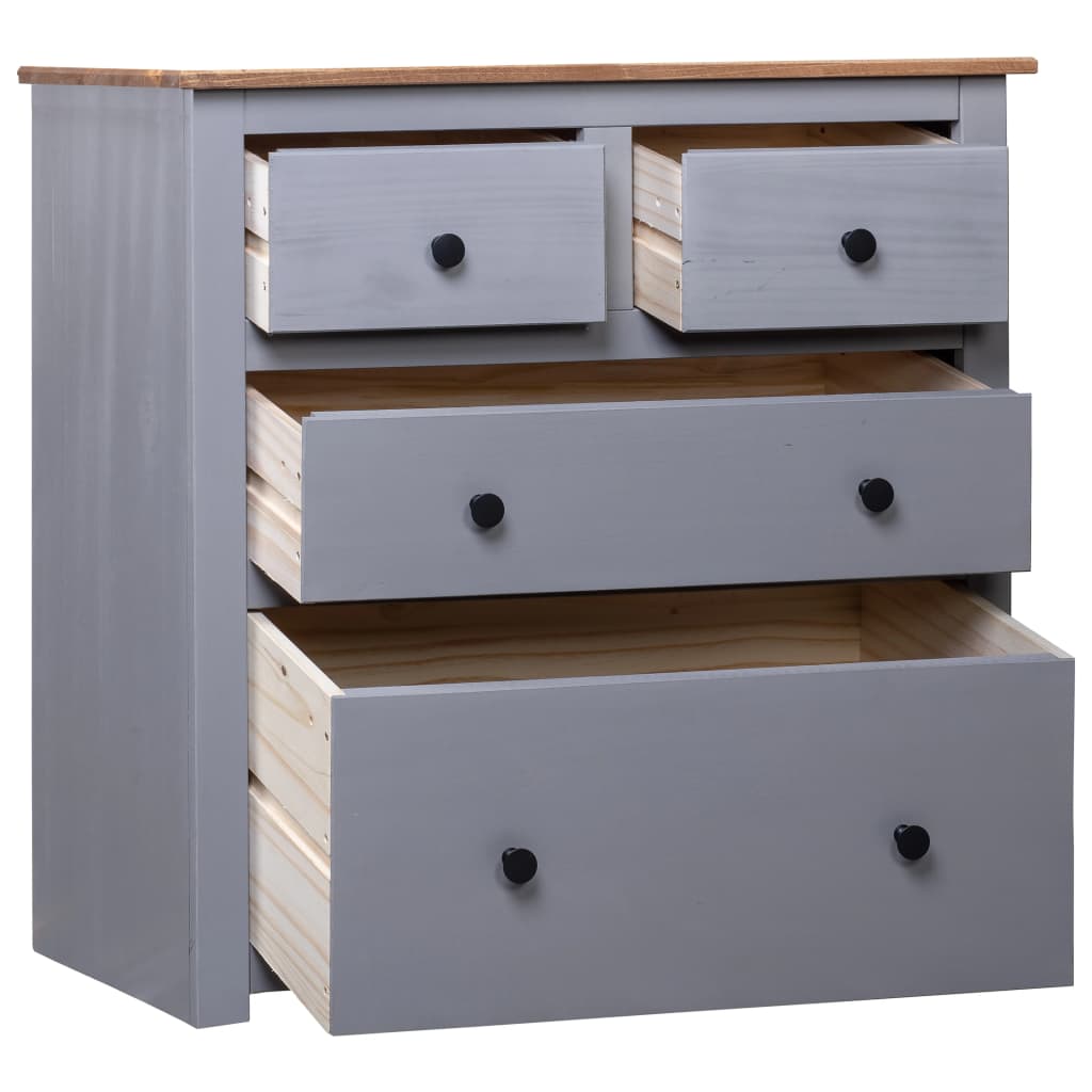 Gray buffet 80x40x83 cm PIN Panama range