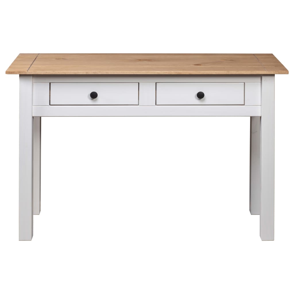 White console table 110x40x72 cm Solid Pin Panama range