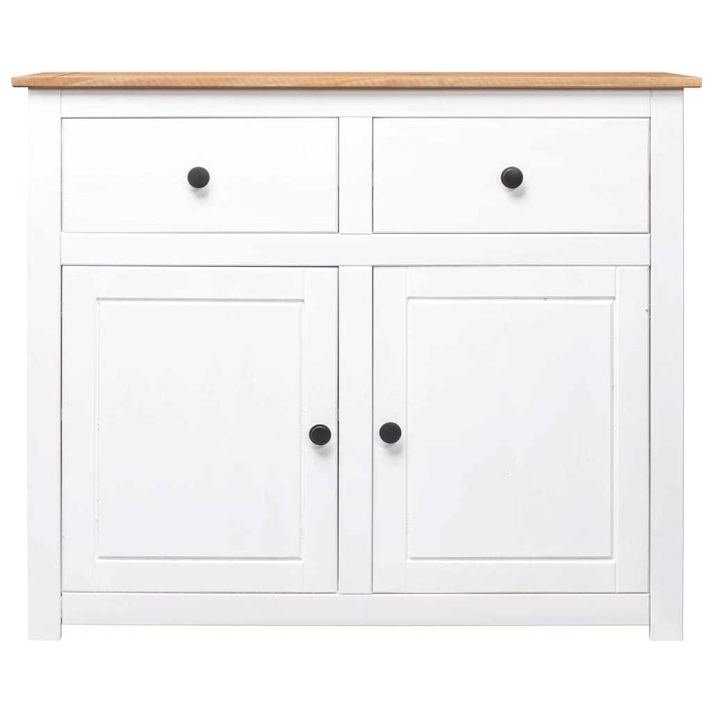 Buffet bianco 93x40x80 cm pin gamma Panama