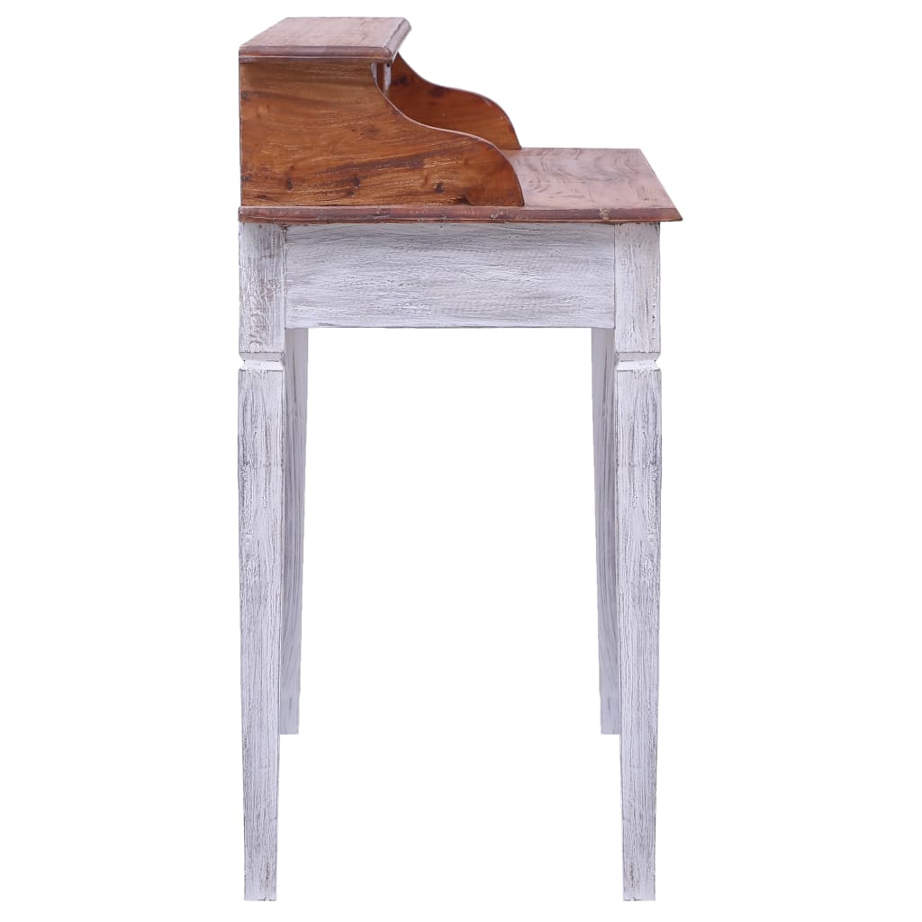 Schreibtisch mit Schubladen 90x50x101 cm Solid Recovery Holz