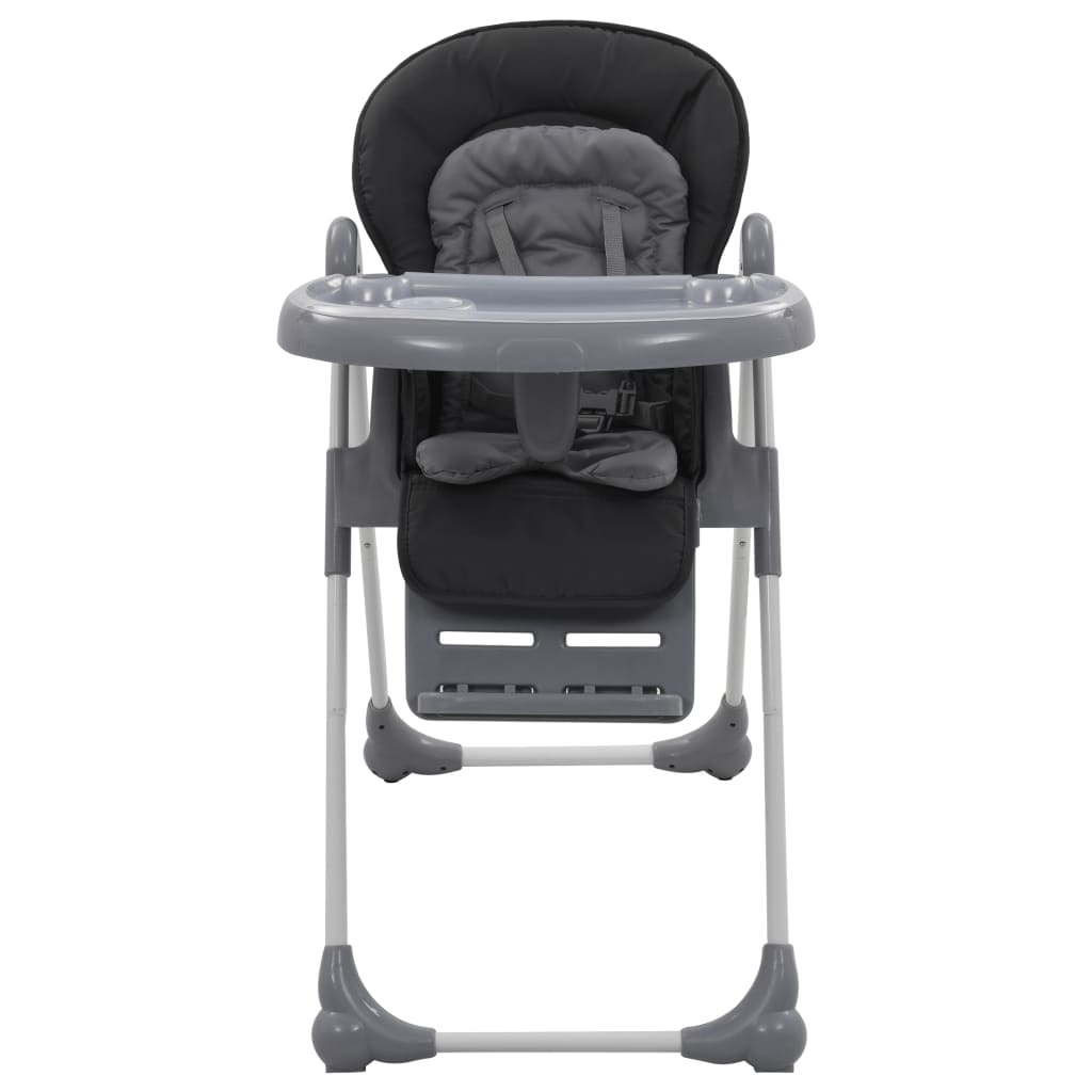 Gray baby high chair