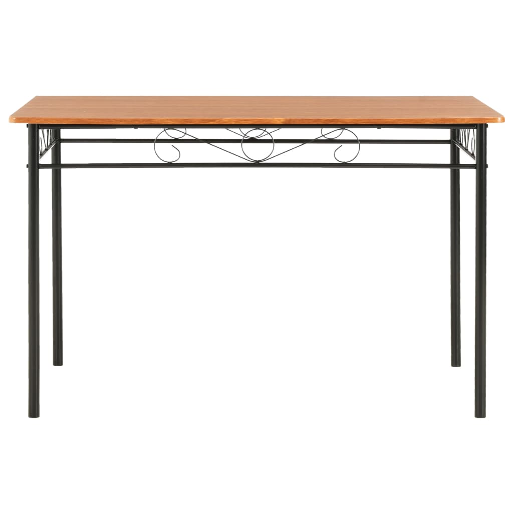 Brown dining table 120 x 70 x 75 cm MDF
