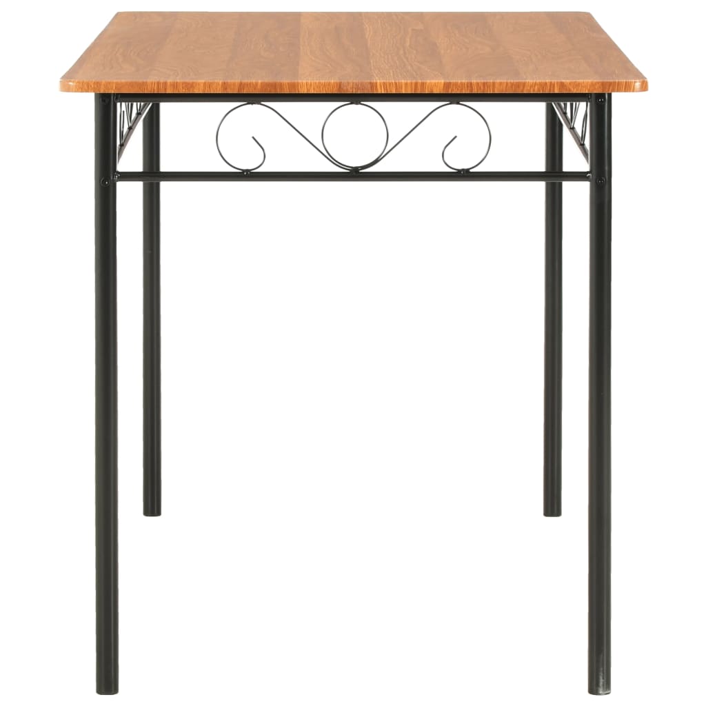 Brown dining table 120 x 70 x 75 cm MDF