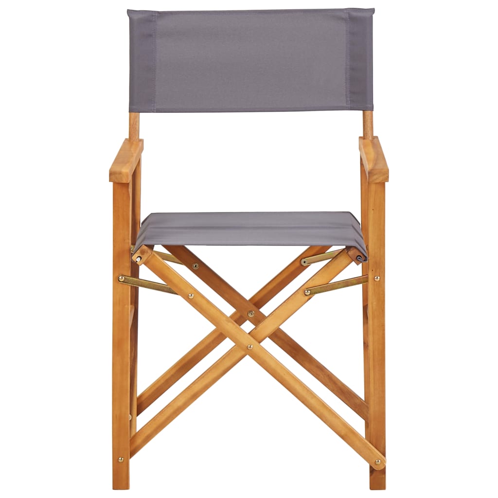 Acacia solid wood director chair