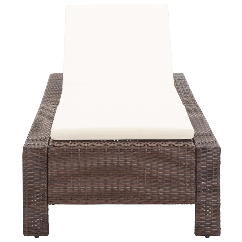Transat with braided brown cushion