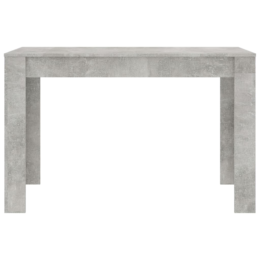 Concrete gray dining table 120 x 60 x 76 cm agglomerated