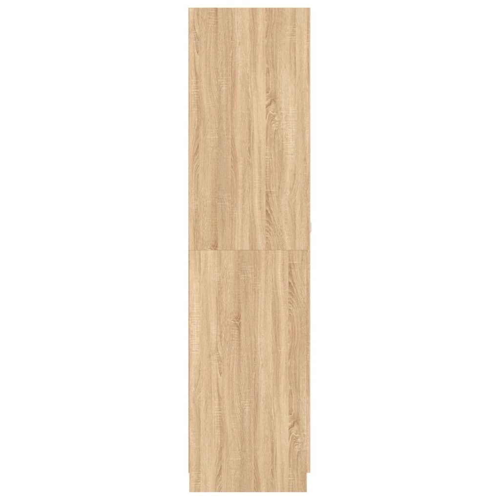 Sonoma oak wardrobe 90x52x200 cm agglomerated